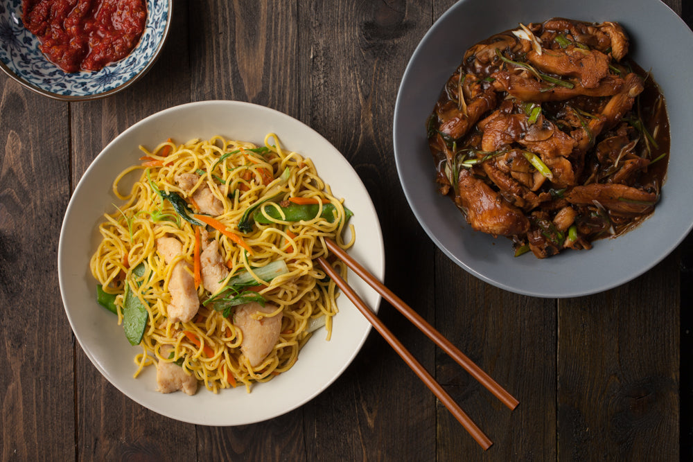 Chinese Chow Mien Noodles
