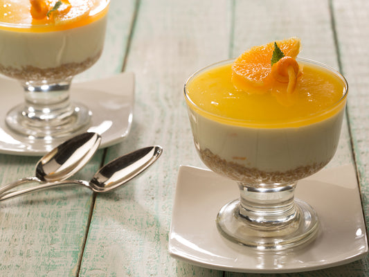 Cold Orange Cheesecake