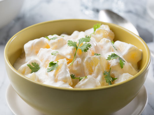 Potato And Pineapple Raita Recipe