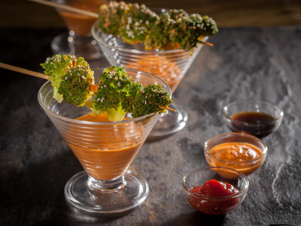 Broccoli Manchurian With Spicy Pepper Sauce Recipe