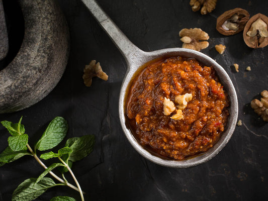 Muhammara (Roasted Red Pepper Dip)