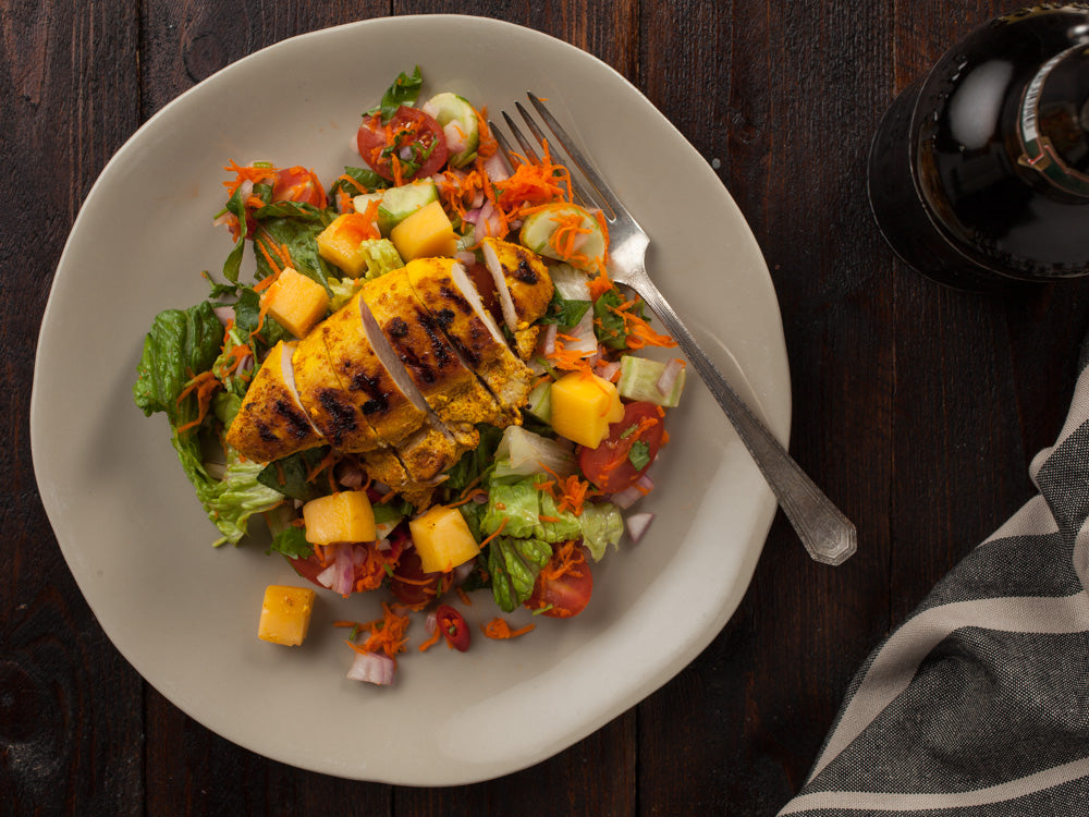 Indian Chicken And Mango Salad Recipe