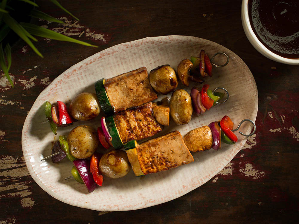 Tiny Potato Tofu Veg Kebab