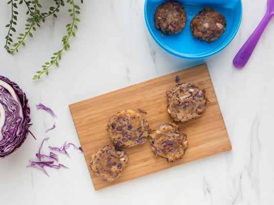 Potato & Red Cabbage Patties